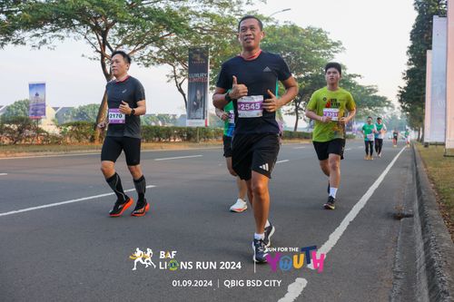 Race photo from BAF LIONS RUN 2024
