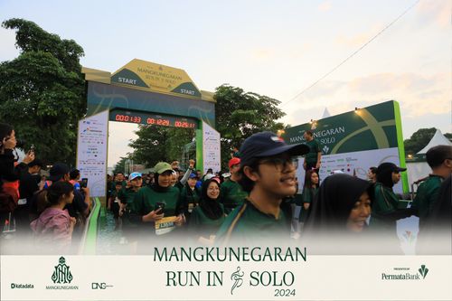 Race photo from Mangkunegaran Run 2024