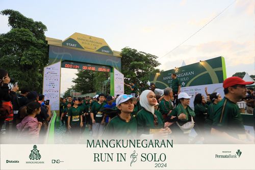 Race photo from Mangkunegaran Run 2024