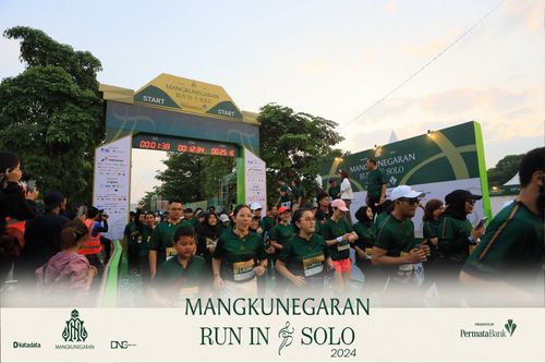 Race photo from Mangkunegaran Run 2024