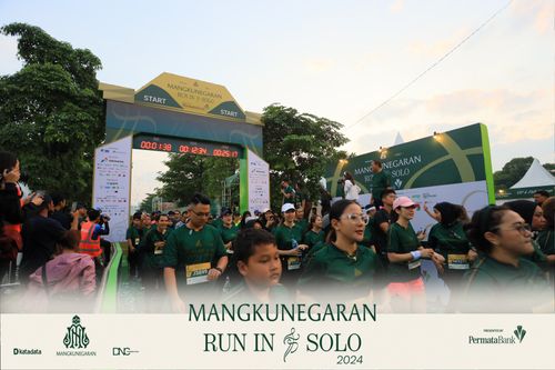 Race photo from Mangkunegaran Run 2024