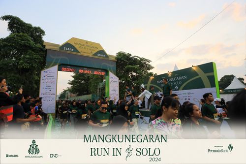 Race photo from Mangkunegaran Run 2024