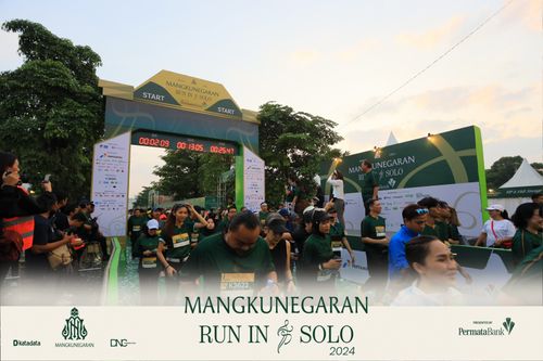 Race photo from Mangkunegaran Run 2024