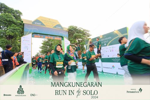 Race photo from Mangkunegaran Run 2024