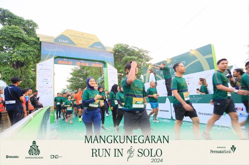 Race photo from Mangkunegaran Run 2024