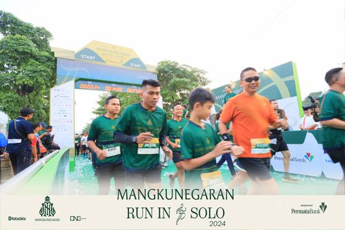 Race photo from Mangkunegaran Run 2024