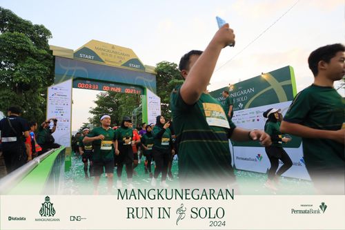 Race photo from Mangkunegaran Run 2024