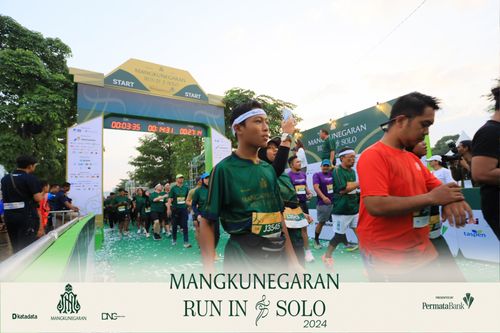 Race photo from Mangkunegaran Run 2024