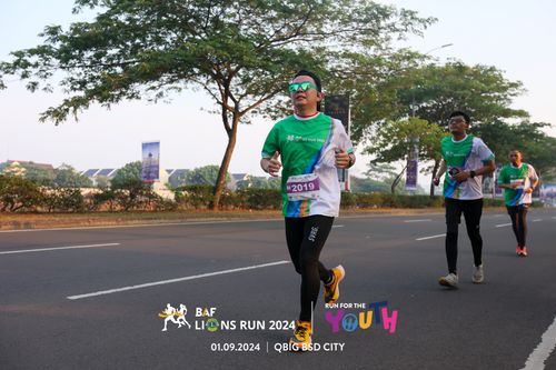 Race photo from BAF LIONS RUN 2024