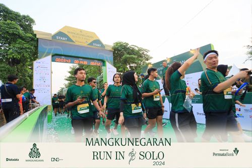 Race photo from Mangkunegaran Run 2024