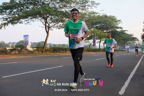 Race photo from BAF LIONS RUN 2024