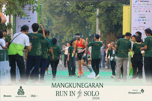 Race photo from Mangkunegaran Run 2024