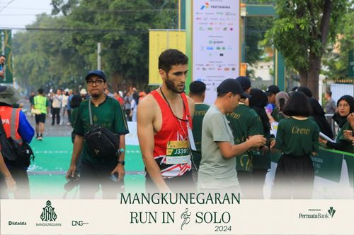 Race photo from Mangkunegaran Run 2024