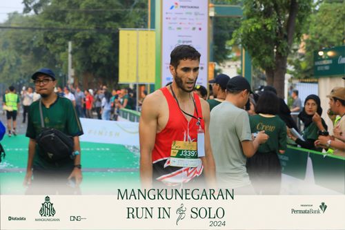 Race photo from Mangkunegaran Run 2024