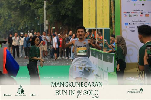 Race photo from Mangkunegaran Run 2024