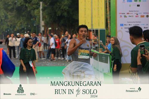 Race photo from Mangkunegaran Run 2024