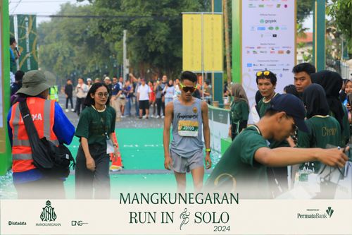 Race photo from Mangkunegaran Run 2024