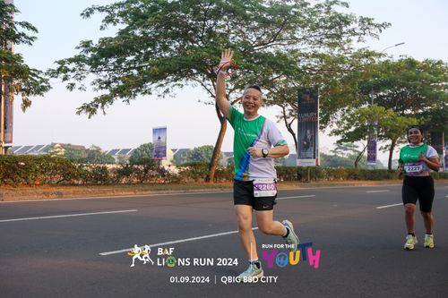 Race photo from BAF LIONS RUN 2024