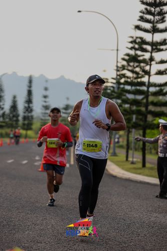 Race photo from CISANGKAN KBP CITY RUN 2025