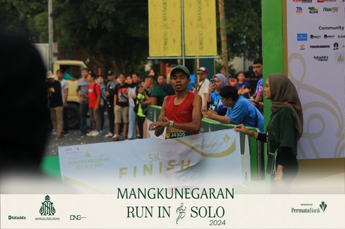 Race photo from Mangkunegaran Run 2024