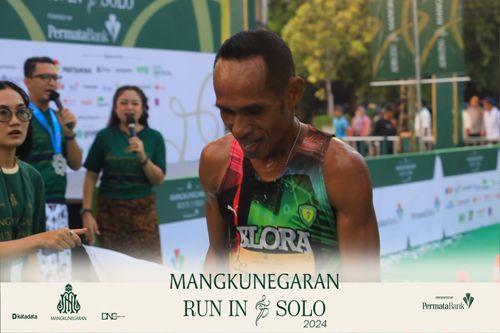 Race photo from Mangkunegaran Run 2024