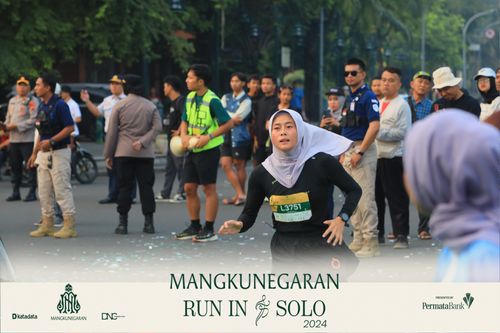 Race photo from Mangkunegaran Run 2024