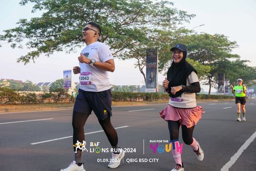 Race photo from BAF LIONS RUN 2024
