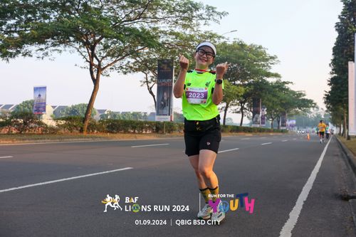 Race photo from BAF LIONS RUN 2024