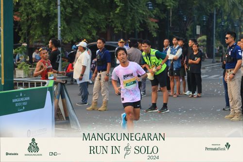 Race photo from Mangkunegaran Run 2024