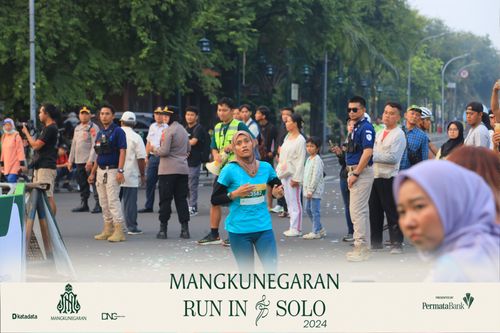 Race photo from Mangkunegaran Run 2024