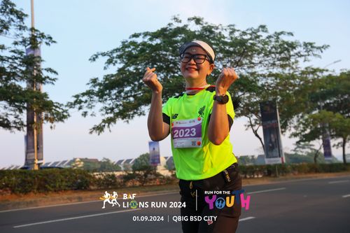 Race photo from BAF LIONS RUN 2024