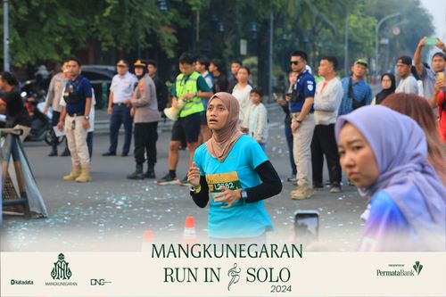 Race photo from Mangkunegaran Run 2024