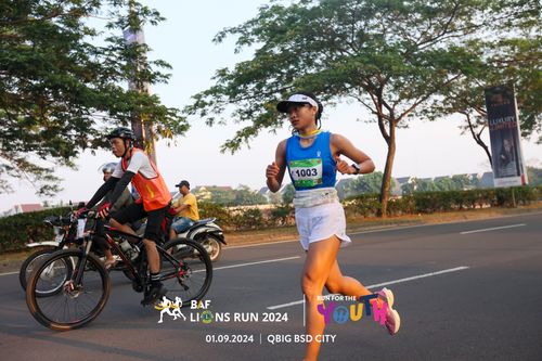 Race photo from BAF LIONS RUN 2024