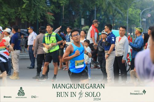 Race photo from Mangkunegaran Run 2024