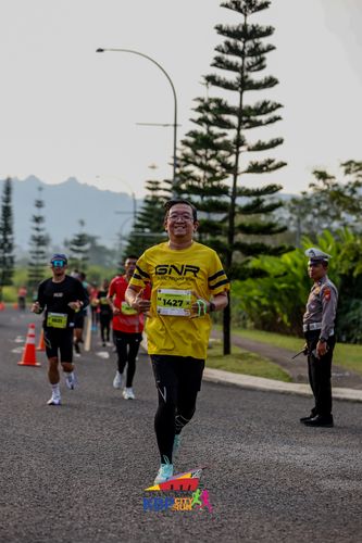 Race photo from CISANGKAN KBP CITY RUN 2025