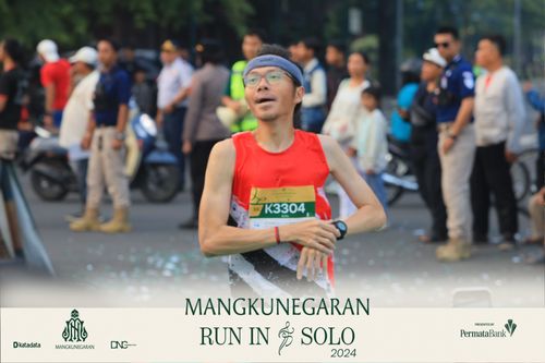 Race photo from Mangkunegaran Run 2024