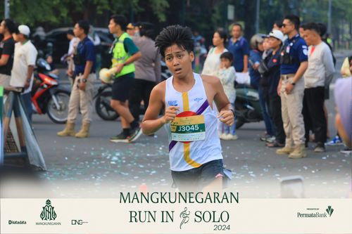 Race photo from Mangkunegaran Run 2024