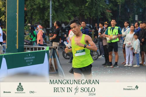 Race photo from Mangkunegaran Run 2024
