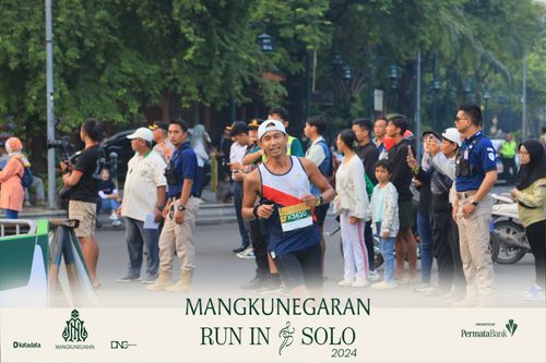 Race photo from Mangkunegaran Run 2024
