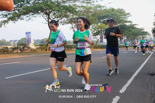 Race photo from BAF LIONS RUN 2024