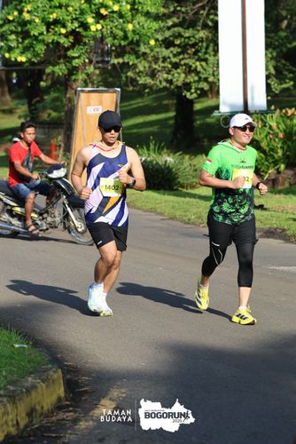 Race photo from Taman Budaya x BOGORUN 2025