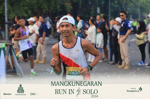 Race photo from Mangkunegaran Run 2024