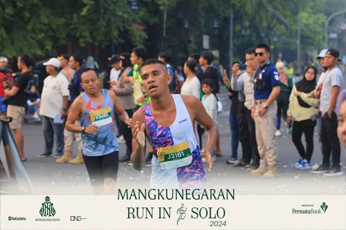 Race photo from Mangkunegaran Run 2024