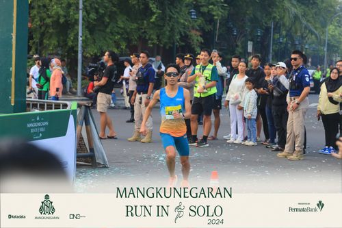 Race photo from Mangkunegaran Run 2024