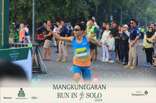 Race photo from Mangkunegaran Run 2024