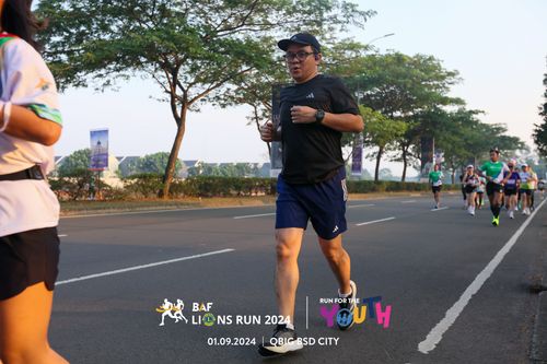 Race photo from BAF LIONS RUN 2024