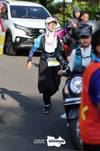 Race photo from Taman Budaya x BOGORUN 2025