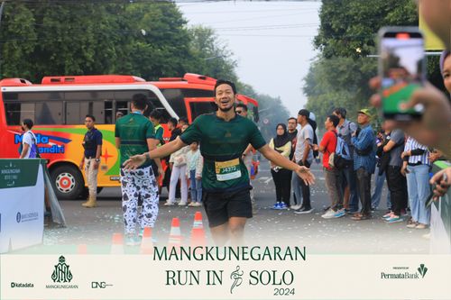 Race photo from Mangkunegaran Run 2024