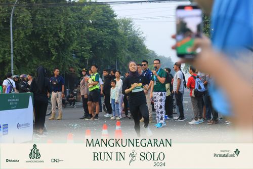 Race photo from Mangkunegaran Run 2024