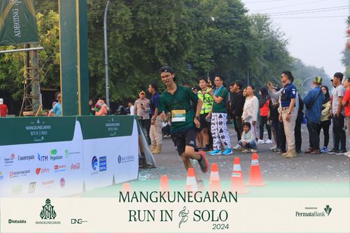 Race photo from Mangkunegaran Run 2024